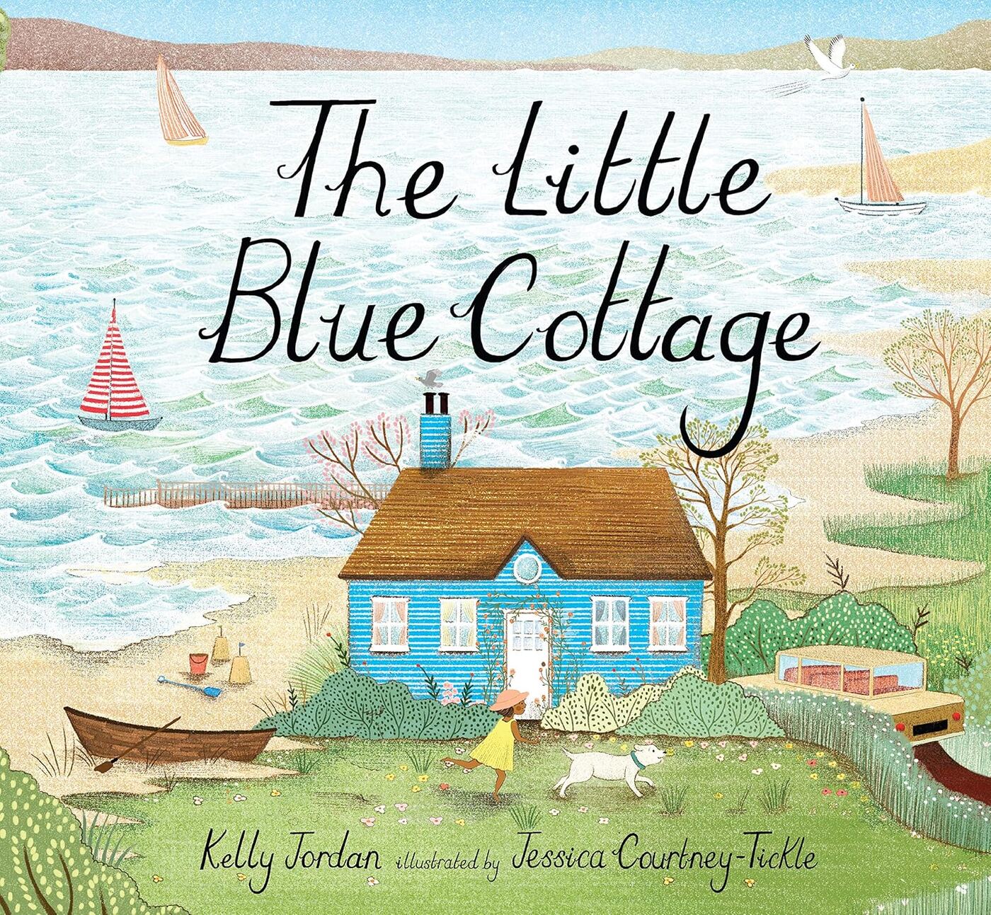 The Little Blue Cottage by Kelly Jordan, illustrated by Jessica Courtney-Tickle